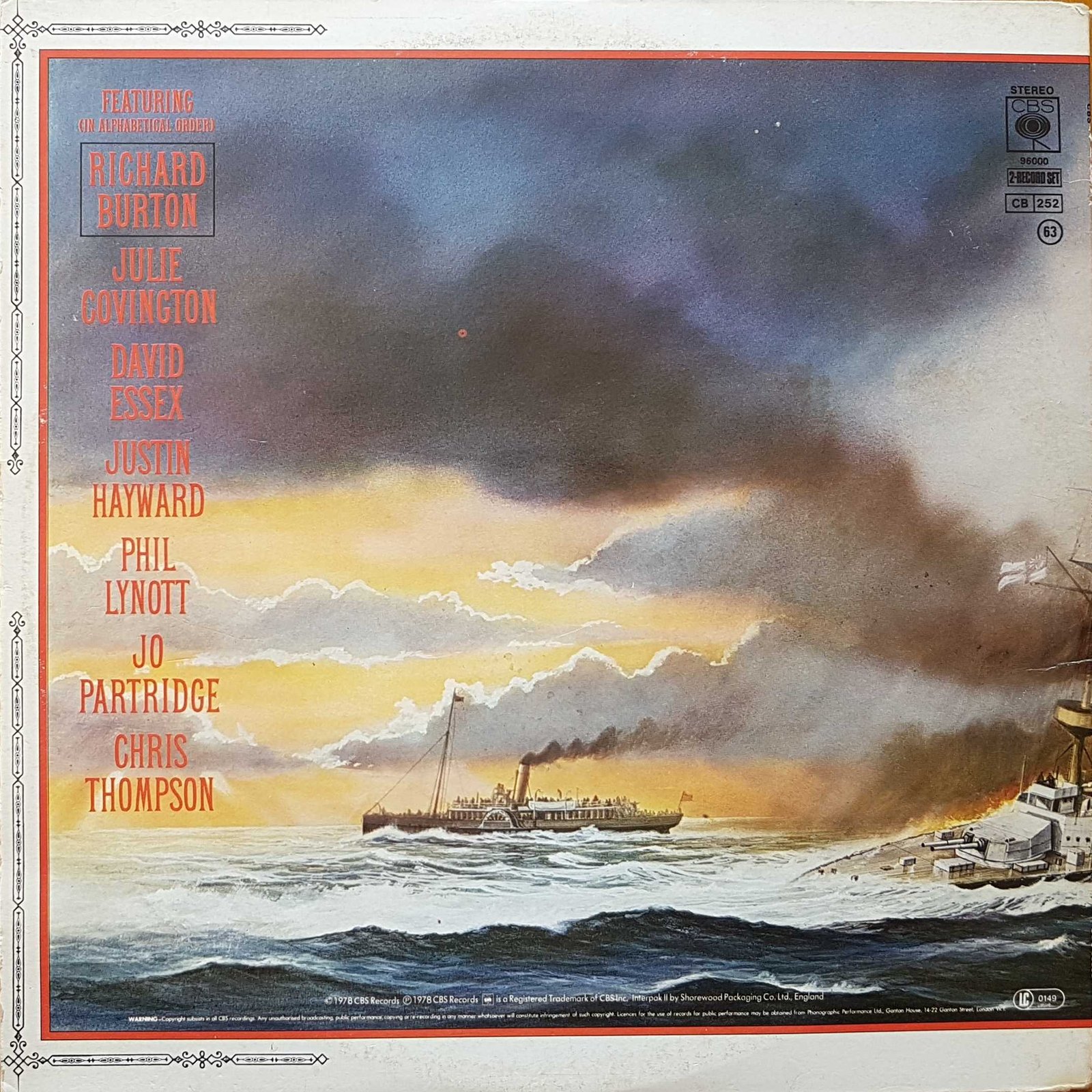 Back cover of CBS 96000